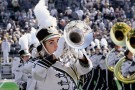 Photo of trumpeters in ܽƵ marching band